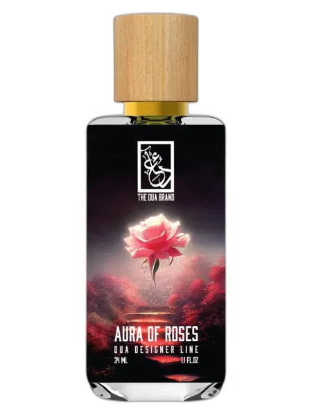 Frasco del perfume The Dua Brand Aura of Roses