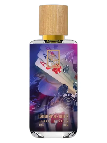 Frasco del perfume The Dua Brand Casino Royale Nights GOLD unisex
