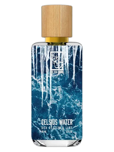 Frasco del perfume The Dua Brand Celsius Water