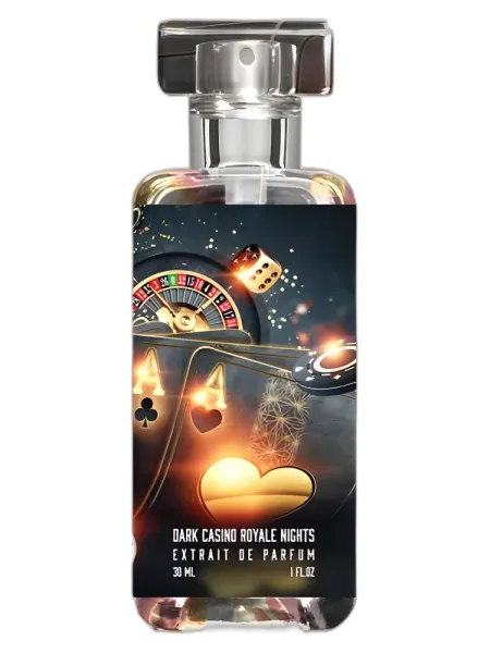Frasco del perfume The Dua Brand Dark Casino Royale Nights unisex