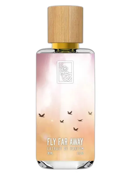 Frasco del perfume The Dua Brand Fly Far Away