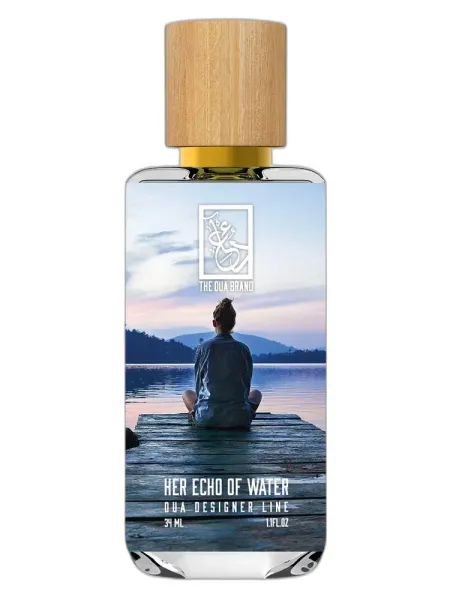 Frasco del perfume The Dua Brand Her Echo of Water