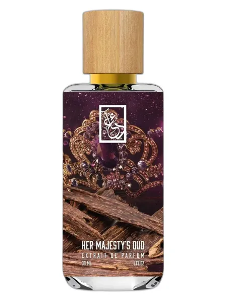 Frasco del perfume The Dua Brand Her Majesty's Oud