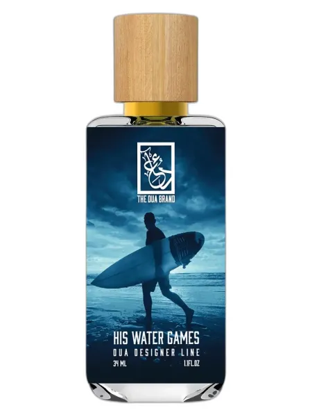 Frasco del perfume The Dua Brand His Water Games