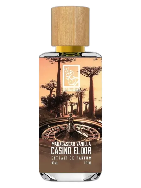 Frasco del perfume The Dua Brand Madagascar Vanilla Casino Elixir unisex