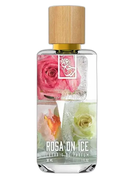 Frasco del perfume The Dua Brand Rosa on Ice unisex