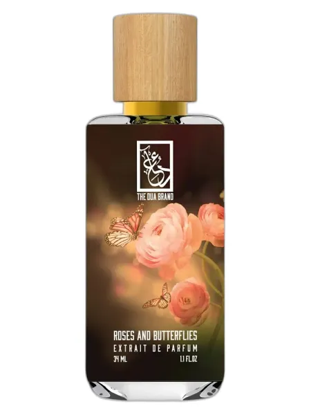 Frasco del perfume The Dua Brand Roses And Butterflies