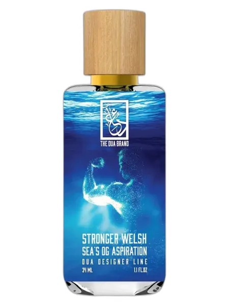 Frasco del perfume The Dua Brand Stronger Welsh Sea's OG Aspiration