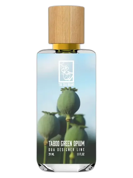 Frasco del perfume The Dua Brand Taboo Green Opium