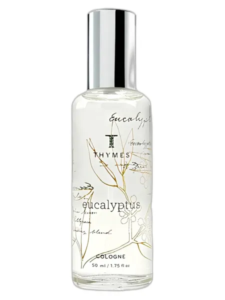 Frasco del perfume Thymes Eucalyptus unisex Eau de Cologne