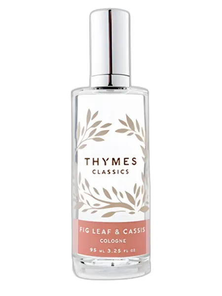 Frasco del perfume Thymes Fig Leaf and Cassis