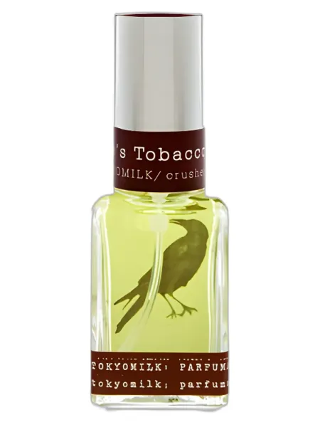 Frasco del perfume Tokyo Milk Parfumerie Curiosite Poe's Tobacco unisex Eau de Parfum