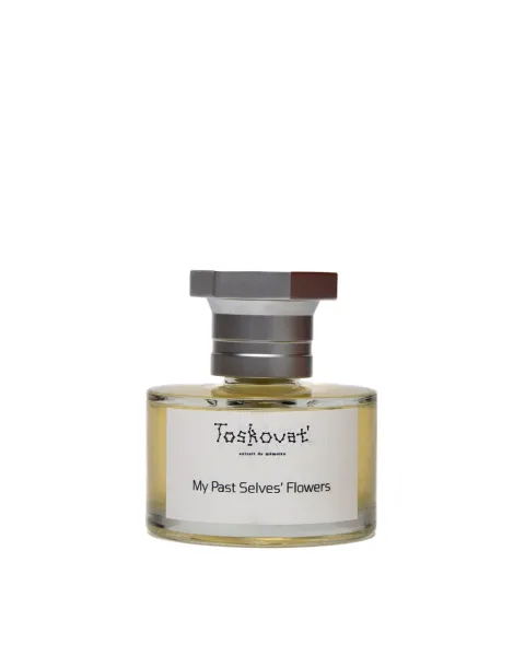 Frasco del perfume Toskovat My Past Selves’ Flowers Extrait de Parfum