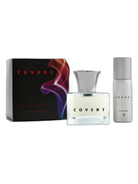 Frasco del perfume Tru Fragrances Covert