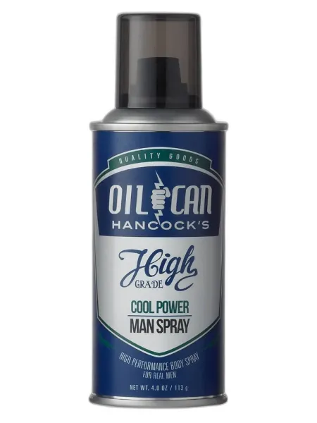 Frasco del perfume Tru Fragrances Oil Can Hancock's Cool Power