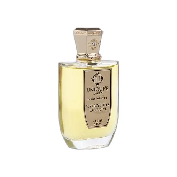 Frasco del perfume Unique'E Luxury Uniquee Luxury Beverly Hills Exclusive