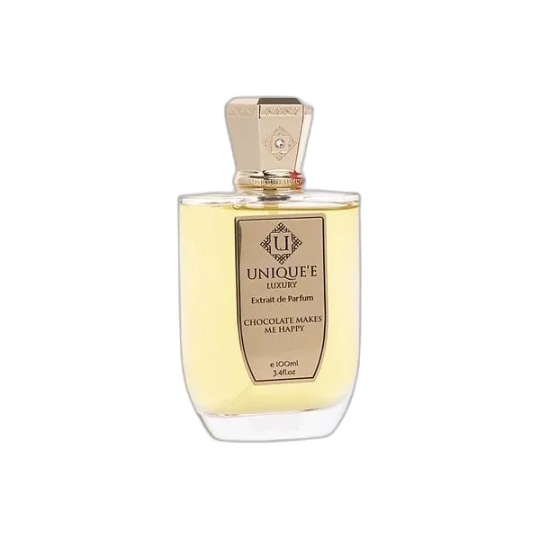 Frasco del perfume Unique'E Luxury Uniquee Luxury Chocolate Makes Me Happy