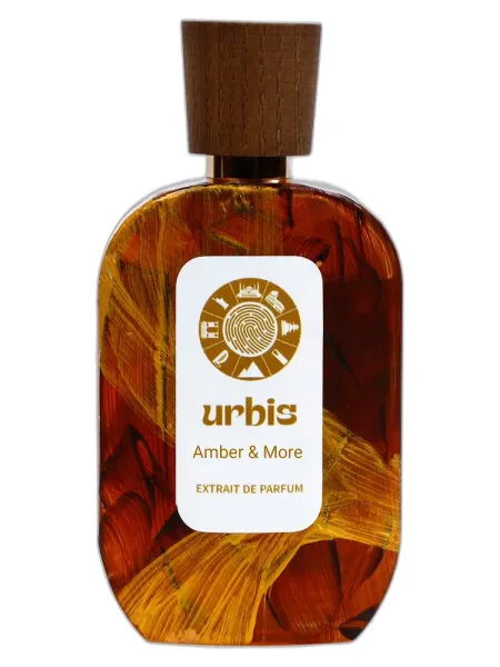 Frasco del perfume URBIS PARFUMS Amber & More... unisex Eau de Parfum