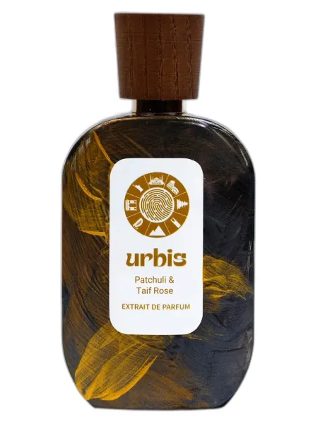 Frasco del perfume URBIS PARFUMS Patchuli & Taif Rose unisex Eau de Parfum