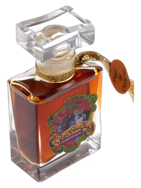 Frasco del perfume Velvet & Sweet Pea’s Purrfumery Fleur de Caramel Velvet & Sweet Pea's Purrfumery