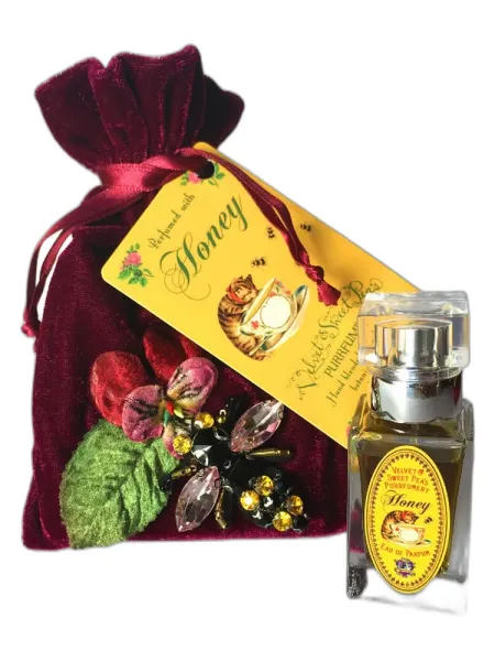 Frasco del perfume Velvet & Sweet Pea’s Purrfumery Honey Velvet & Sweet Pea's Purrfumery unisex