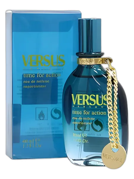 Frasco del perfume Versace Versus Time for Action unisex