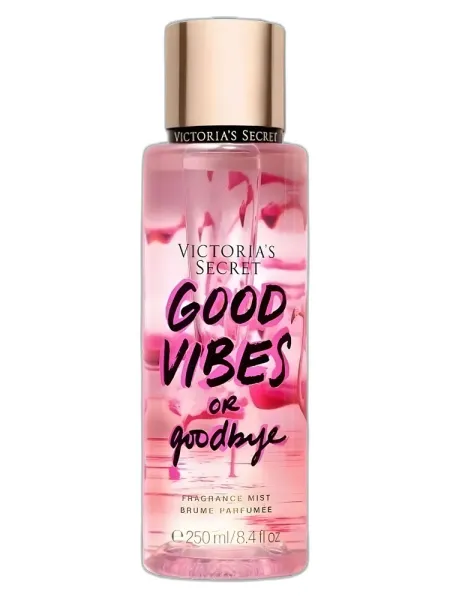 Frasco del perfume Victoria's Secret Good Vibes or Goodbye