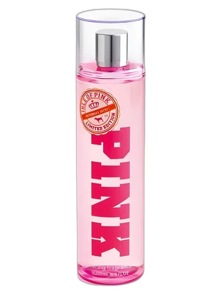 Frasco del perfume Victoria's Secret Isle of Pink Shimmering Fragrance Mist