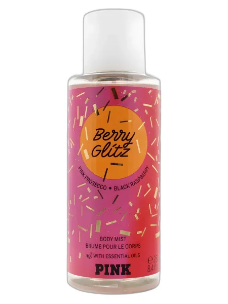 Frasco del perfume Victoria's Secret Pink Berry Glitz