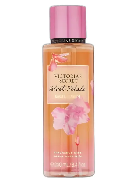 Frasco del perfume Victoria's Secret Velvet Petals Golden