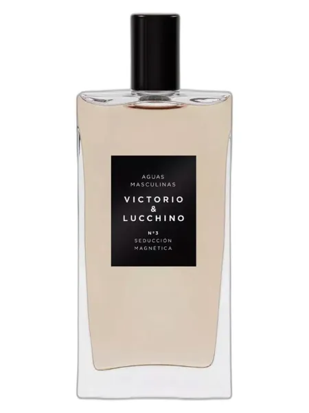 Frasco del perfume Victorio & Lucchino No 3 Seduccion Magnetica Magnetic Seduction Eau de Cologne