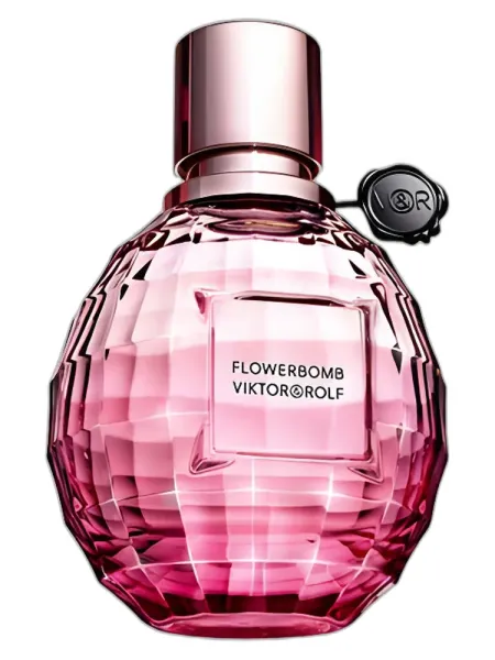 Frasco del perfume Viktor&Rolf Flowerbomb La Vie en Rose 2011 Eau de Toilette