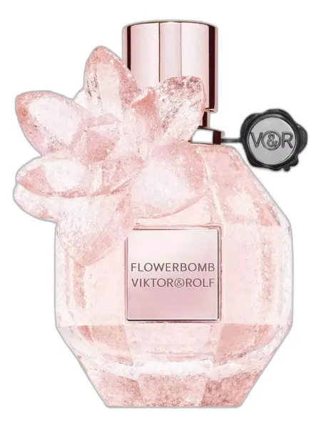 Frasco del perfume Viktor&Rolf Flowerbomb Pink Crystal Limited Edition