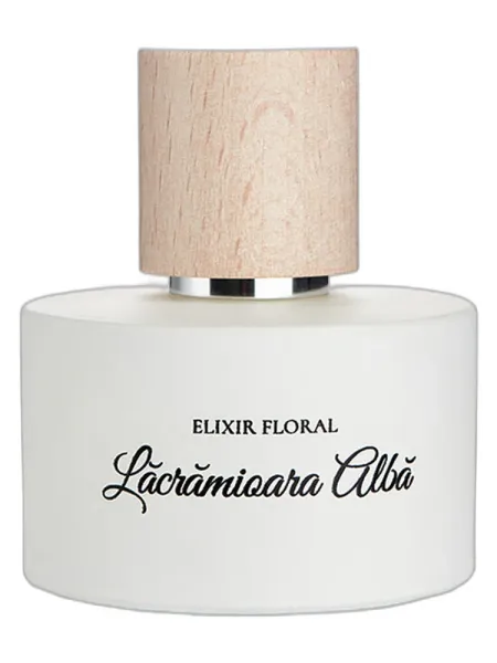 Frasco del perfume Viorica Cosmetics Elixir Floral Lacramioara Alba