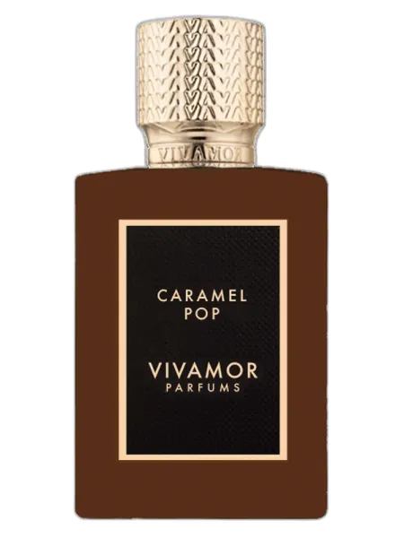 Frasco del perfume Vivamor Parfums Caramel Pop unisex Eau de Parfum
