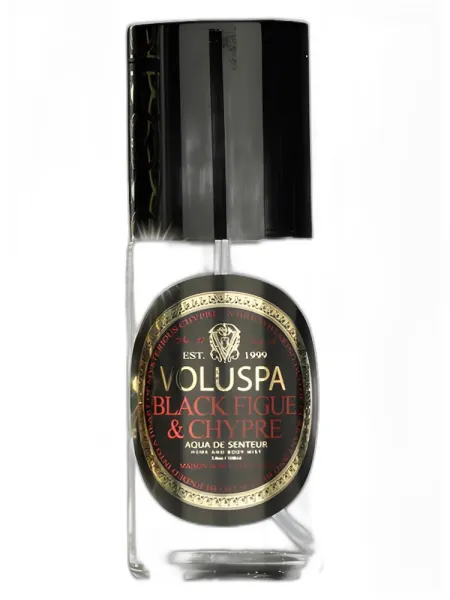 Frasco del perfume Voluspa Black Figue & Chypre unisex