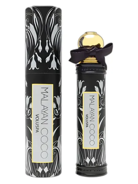 Frasco del perfume Voluspa Malayan Coco