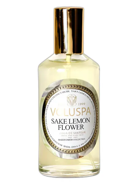 Frasco del perfume Voluspa Sake Lemon Flower unisex