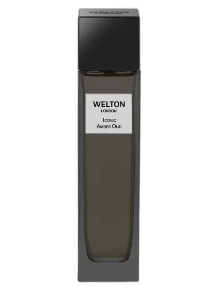 Frasco del perfume Welton London Iconic Amber Oud Eau de Parfum unisex Eau de Parfum