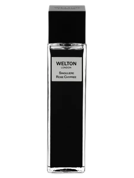 Frasco del perfume Welton London Singuliere Rose Chypree Eau de Toilette unisex Eau de Toilette