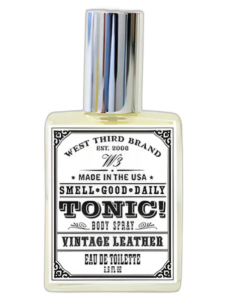 Frasco del perfume West Third Brand Vintage Leather