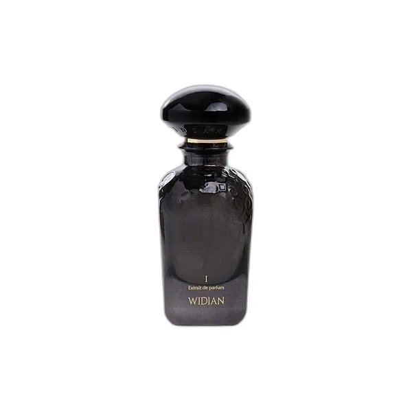 Frasco del perfume Widian Black I Eau de Parfum