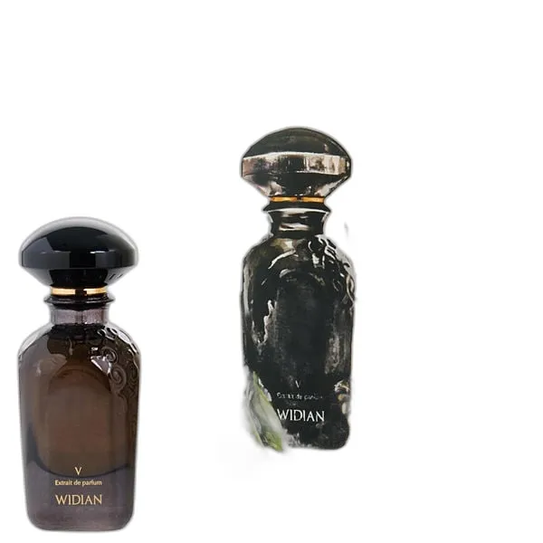 Frasco del perfume Widian Black V Eau de Parfum