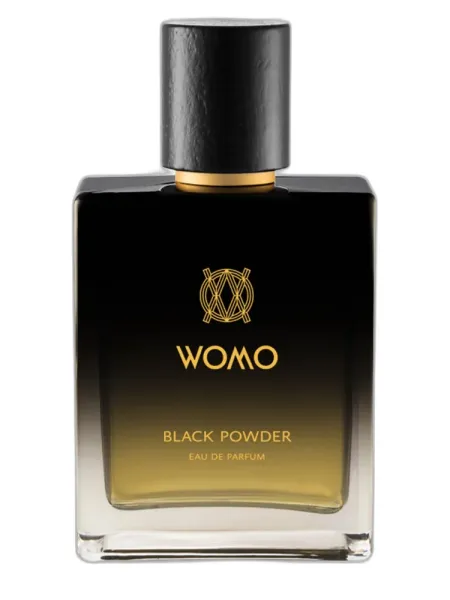 Frasco del perfume Womo Black Powder