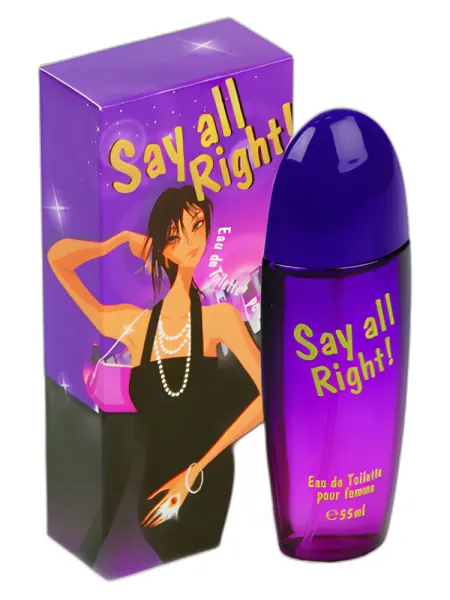 Frasco del perfume X-Bond Say All Right!