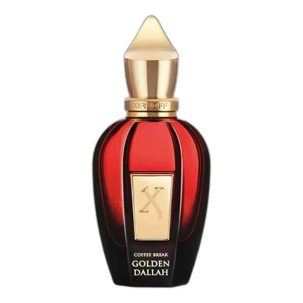 Frasco del perfume Xerjoff Coffee Break Collection Golden Dallah