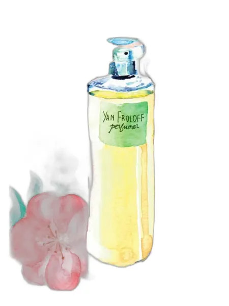 Frasco del perfume YanFroloff araibes Apres la Tempete unisex