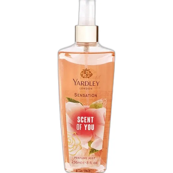 Frasco del perfume Yardley Sensation Scent Of You