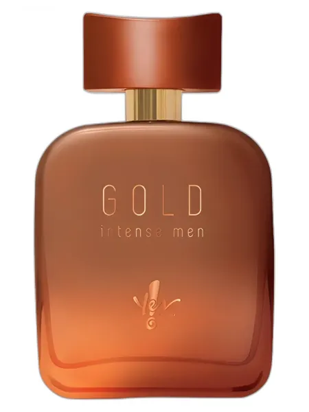 Frasco del perfume Yes! Cosmetics Gold Intense Men Intense / Parfum-like