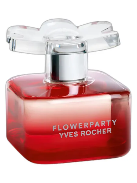 Frasco del perfume Yves Rocher FlowerParty